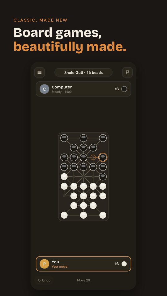 A capture board game in progress